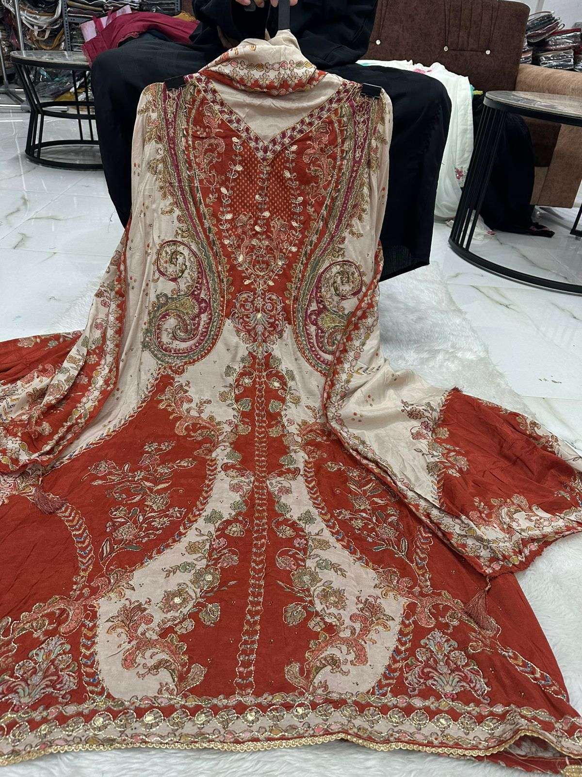 Falah Premium Maslin Collection  Code -26098 Falah Designer Suits
